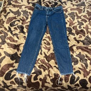 Old Navy Women's Cropped Blue Jeans